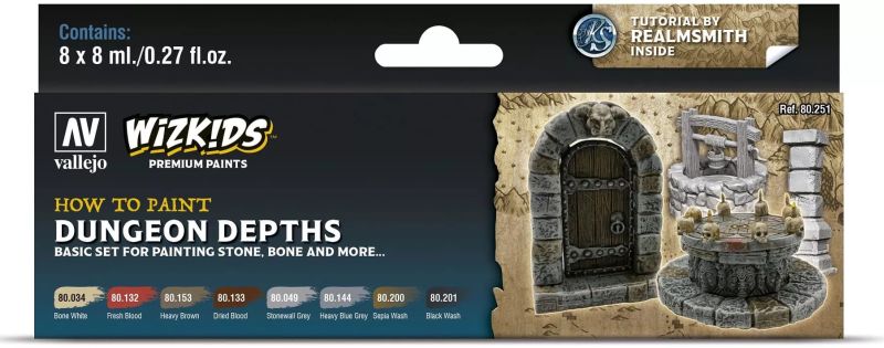 Vallejo Wizkids Premium: Dungeon Depths (8x17ml)