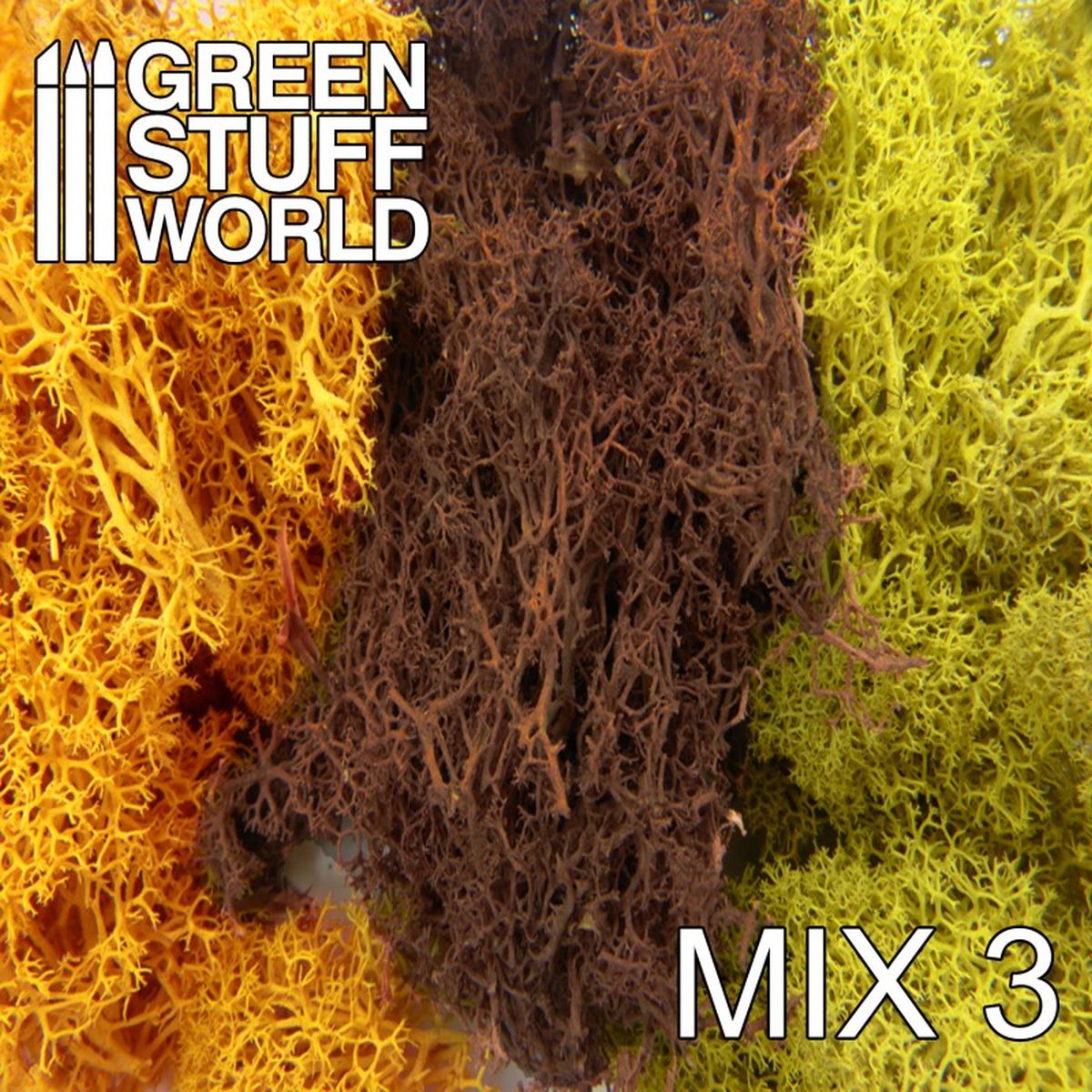 Green Stuff World – Island Moss – Yellow and Brown Mix – 50 g