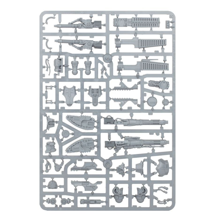 Adeptus Titanicus: Reaver-Titan-Waffen: Meltergeschütz, Kettenfaust, Vulkangeschütz und Turbolaser