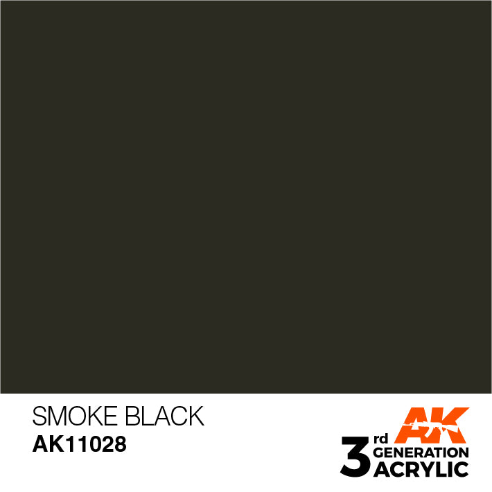 AK Interactive – 3GEN Smoke Black – 18 ml
