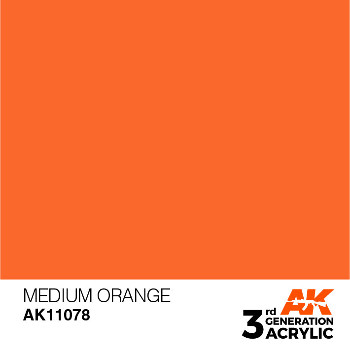 AK Interactive – 3GEN Medium Orange – 18 ml