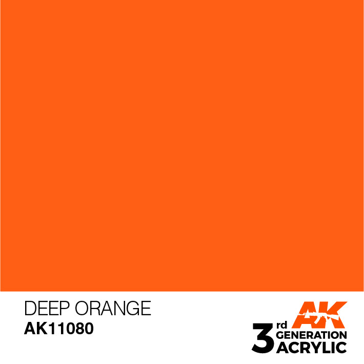 AK Interactive – 3GEN Deep Orange Intense – 18 ml