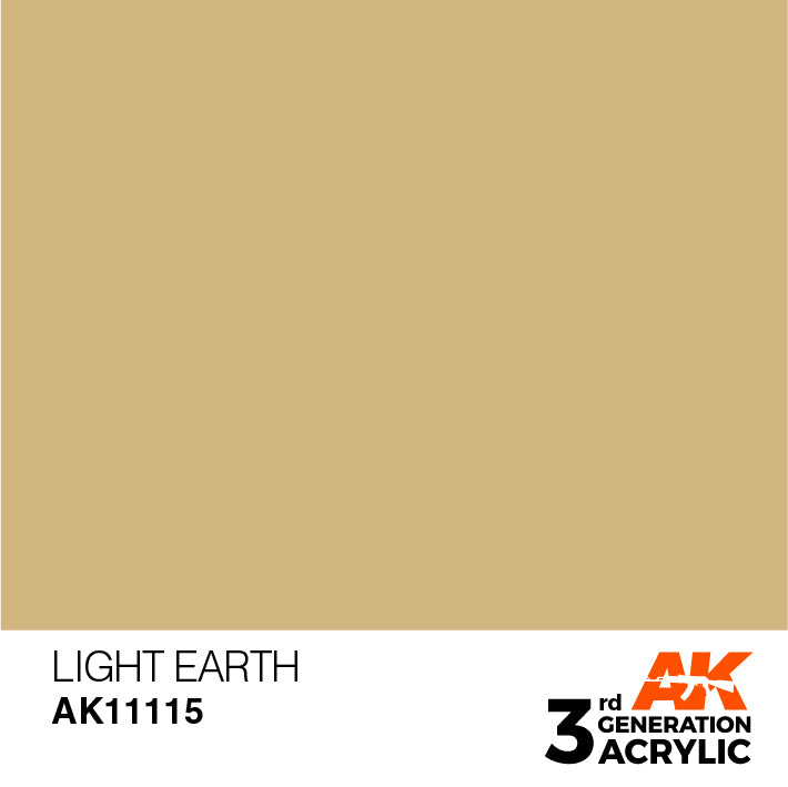 AK Interactive – 3GEN Light Earth – 18 ml