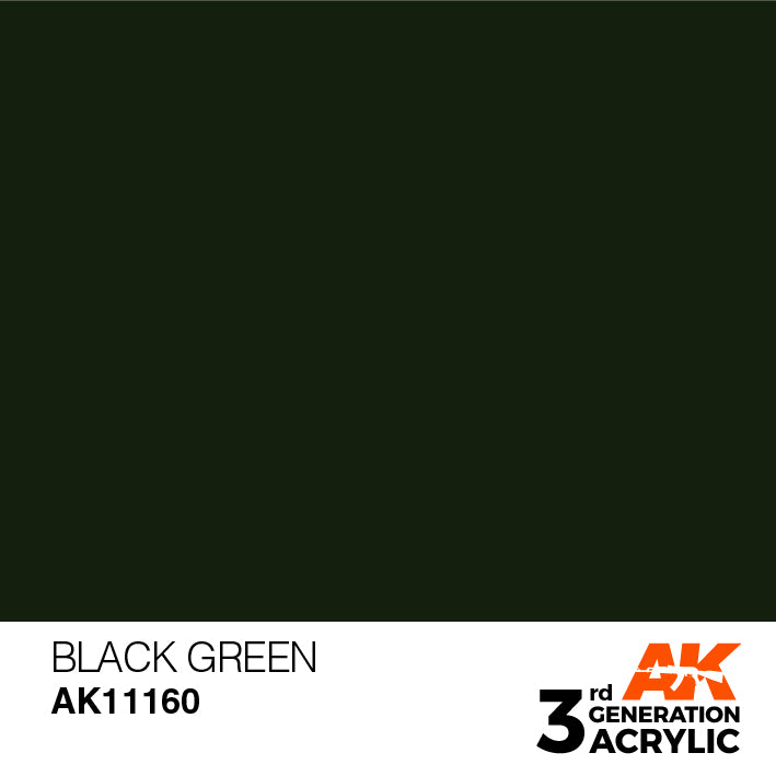 AK Interactive – 3GEN Black Green – 18 ml