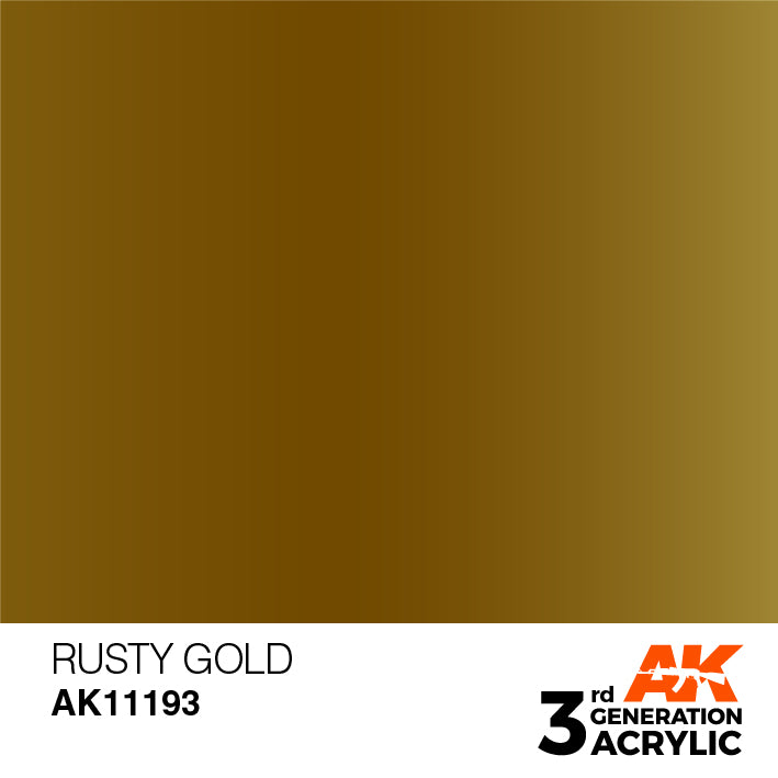 AK Interactive – 3GEN Rusty Gold – 18 ml