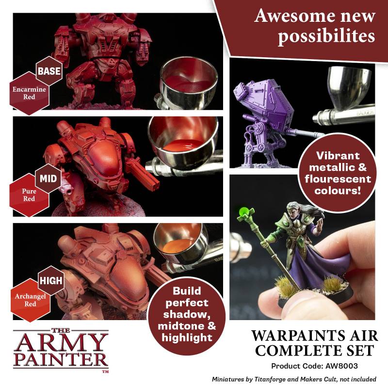 The Army Painter – Warpaints Air Complete Set – 126 × 18 ml