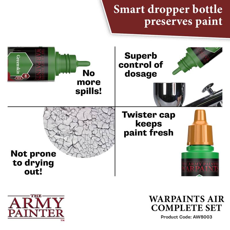 The Army Painter – Warpaints Air Complete Set – 126 × 18 ml