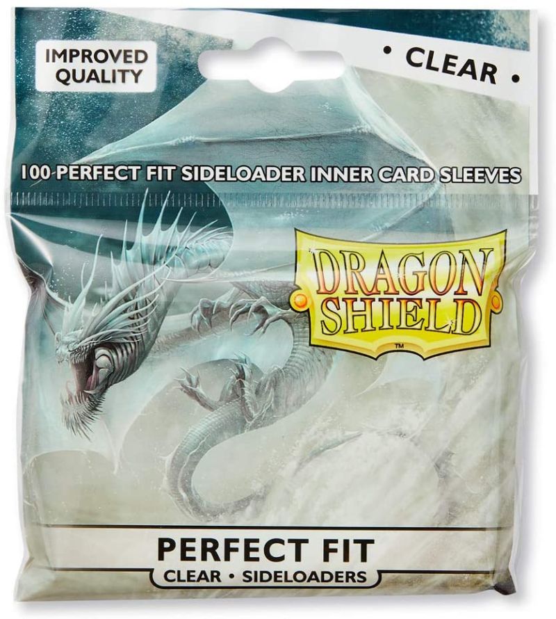 Dragon Shield – Perfect Fit Sideloading Sleeves Clear/Clear – 100 Stück (Standardgröße)