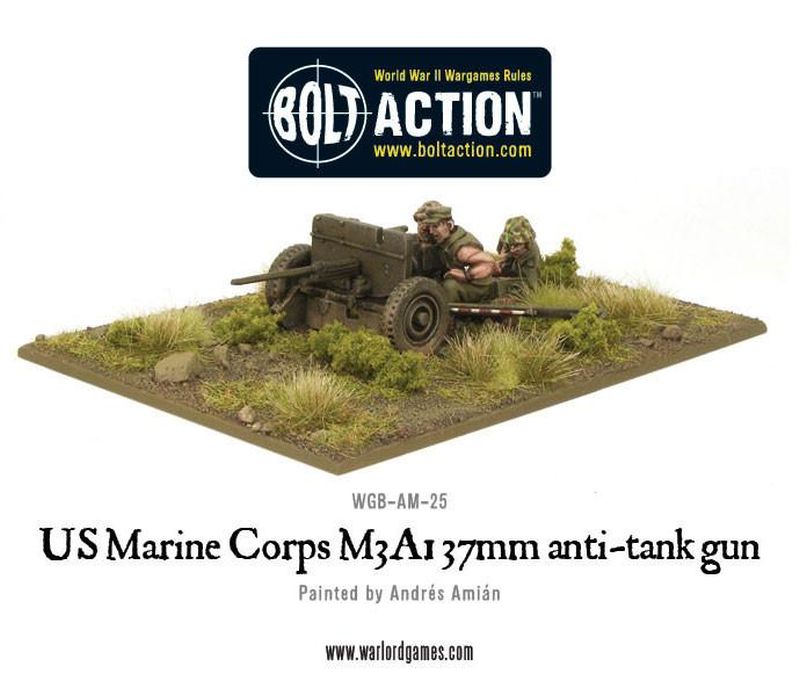 USMC M3A1 37mm Anti-Tank Gun