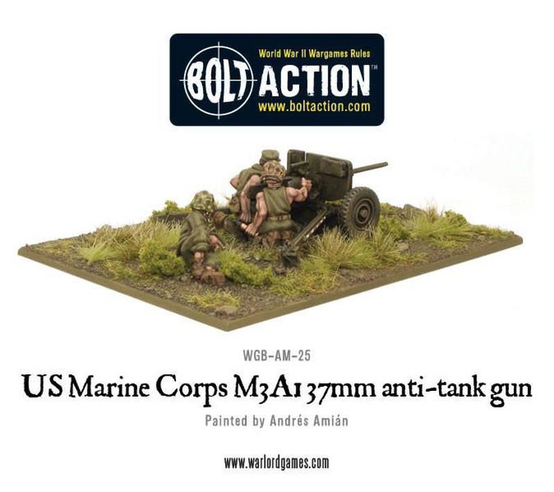 USMC M3A1 37mm Anti-Tank Gun