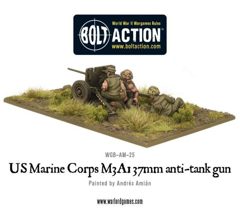 USMC M3A1 37mm Anti-Tank Gun