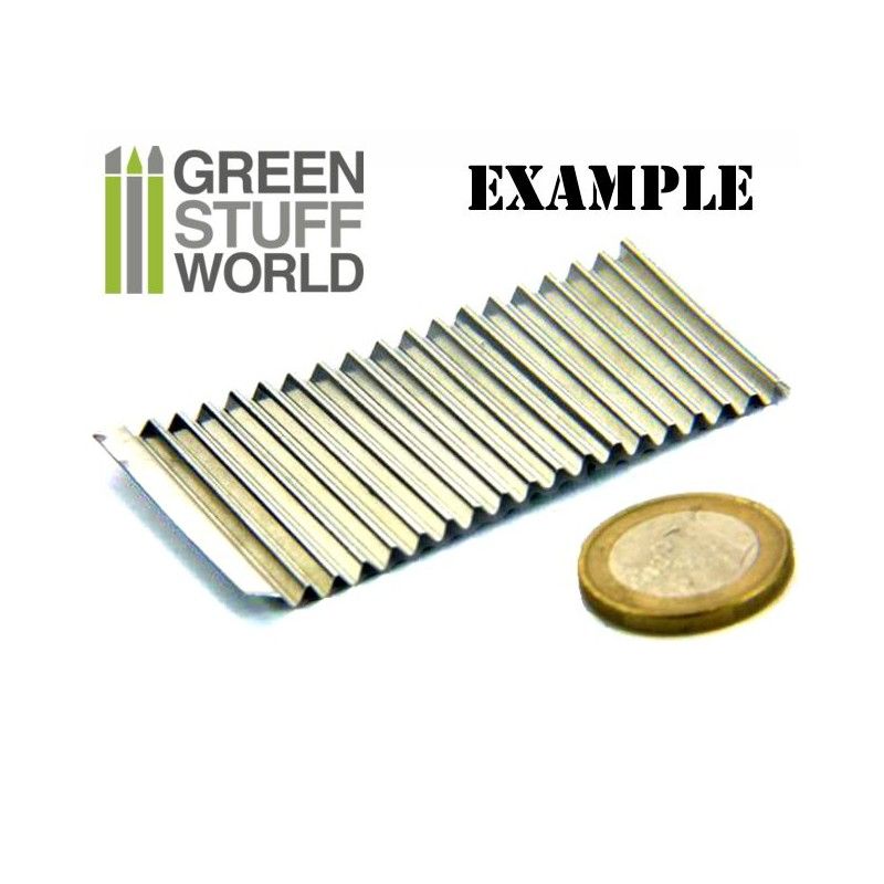 Green Stuff World – Wellblech-Prägewerkzeug – bis 7,5 cm Breite