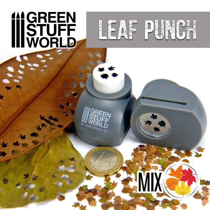 Green Stuff World – Miniatur-Blattlocher – Grau