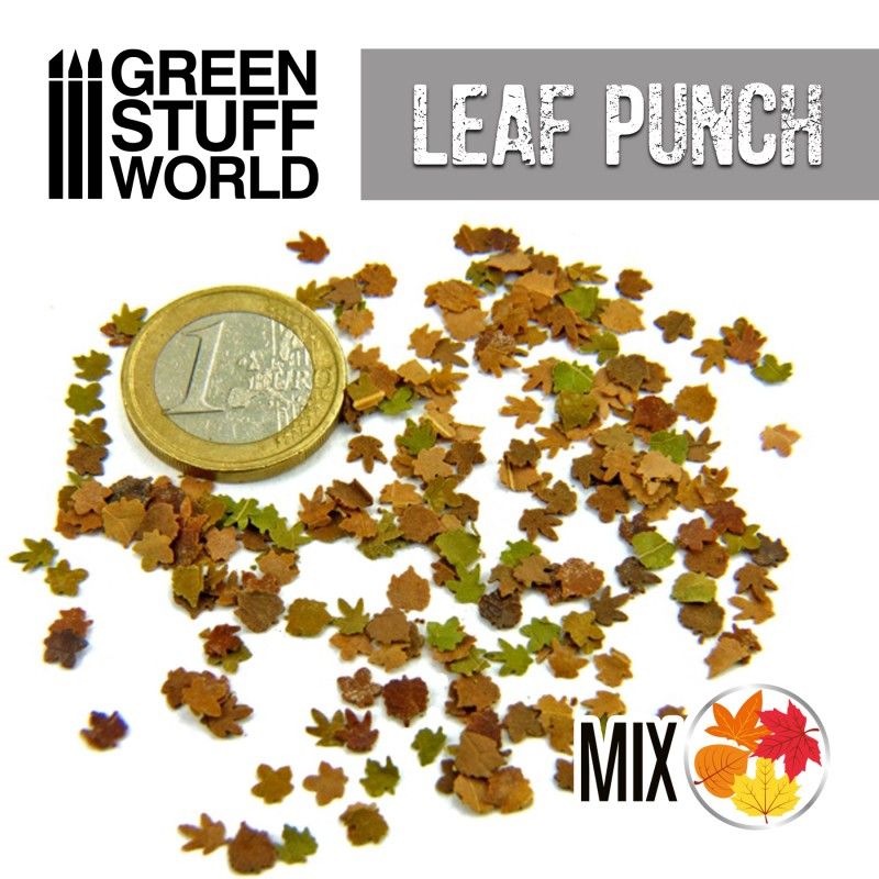 Green Stuff World – Miniatur-Blattlocher – Grau