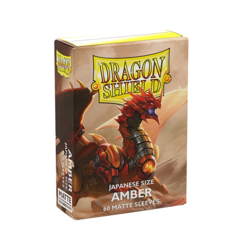 Dragon Shield Matte Japanese Size Sleeves - Amber (60 Sleeves)