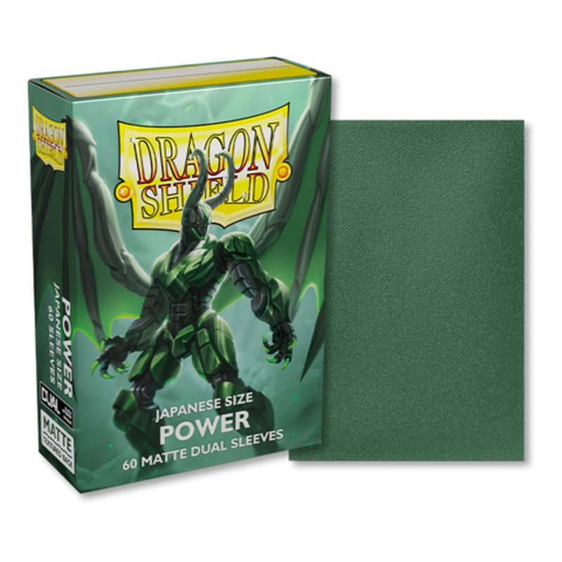 Dragon Shield Dual Matte Japanese Size Sleeves - Power (60 Sleeves)