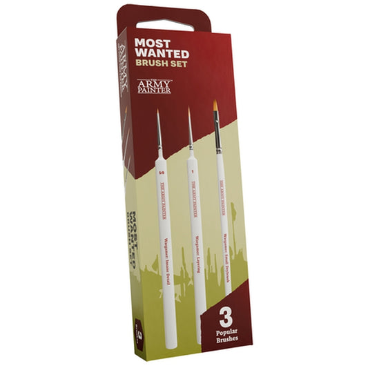 The Army Painter – Most Wanted Pinselset – 3 Pinsel
