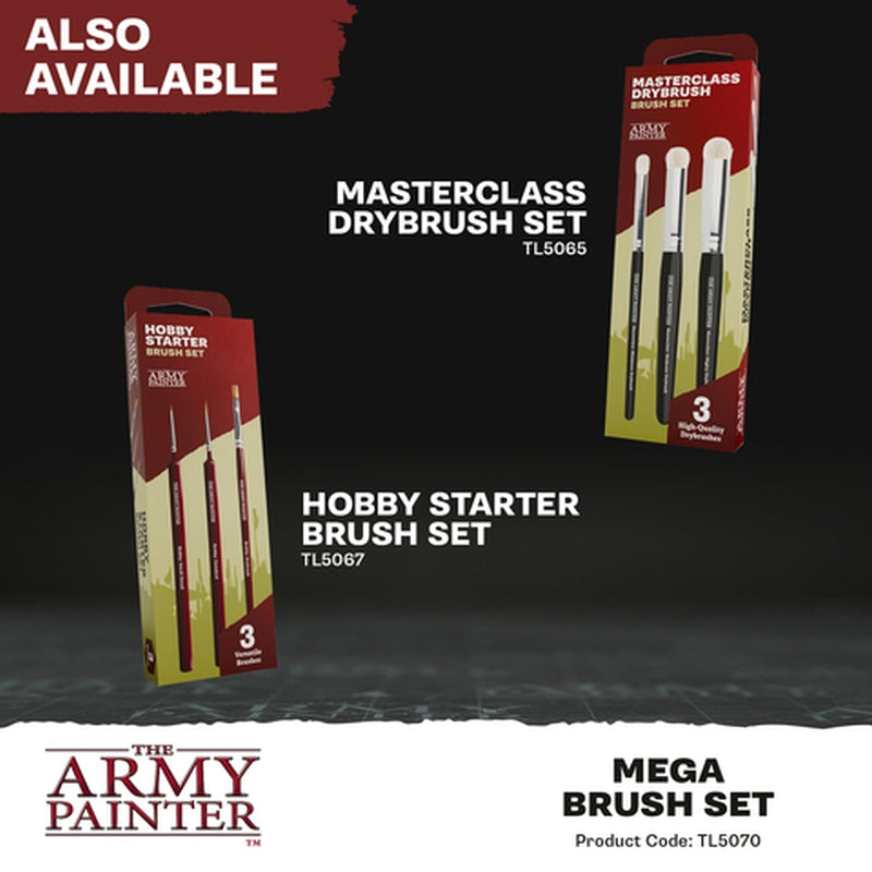 The Army Painter – Mega Pinselset – 10 Pinsel