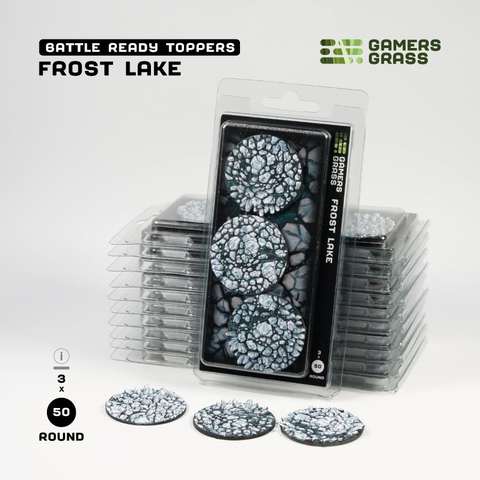 Frost Lake - Round 50mm (x3)