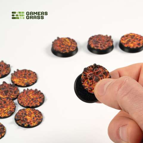 Molten Lava - Round 25mm (x12)