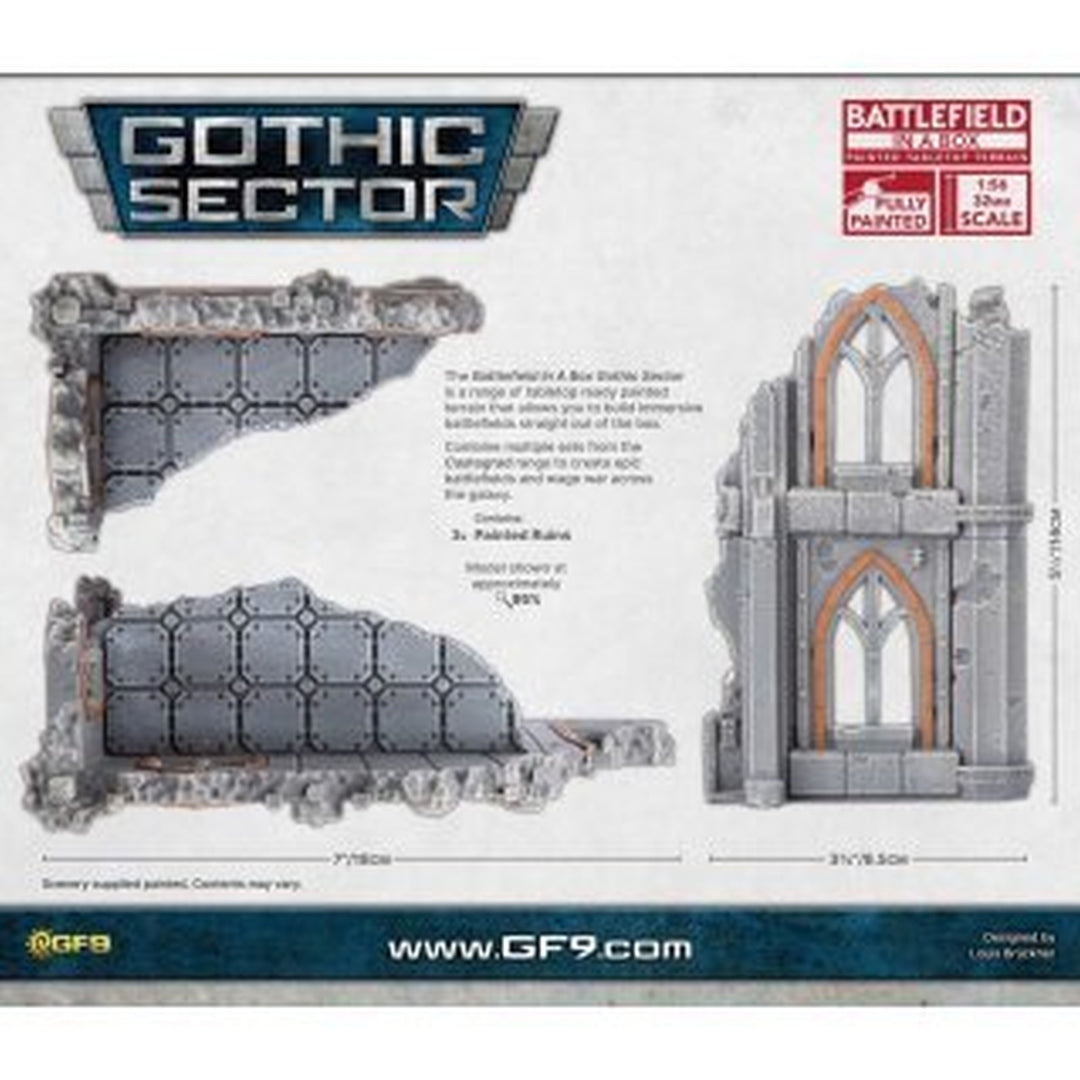Gothic Sector: Castograd Warehouse Big Ruins