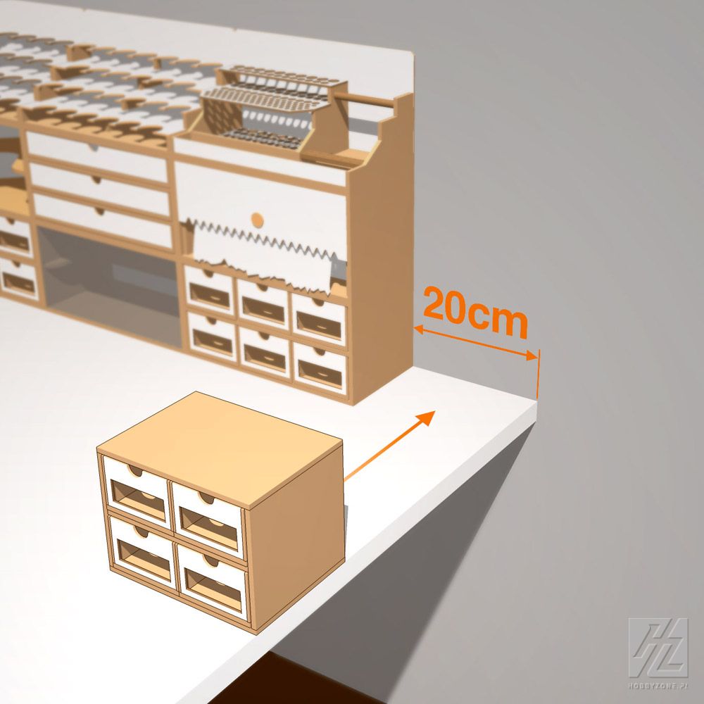 4-Drawer Module (20cm)