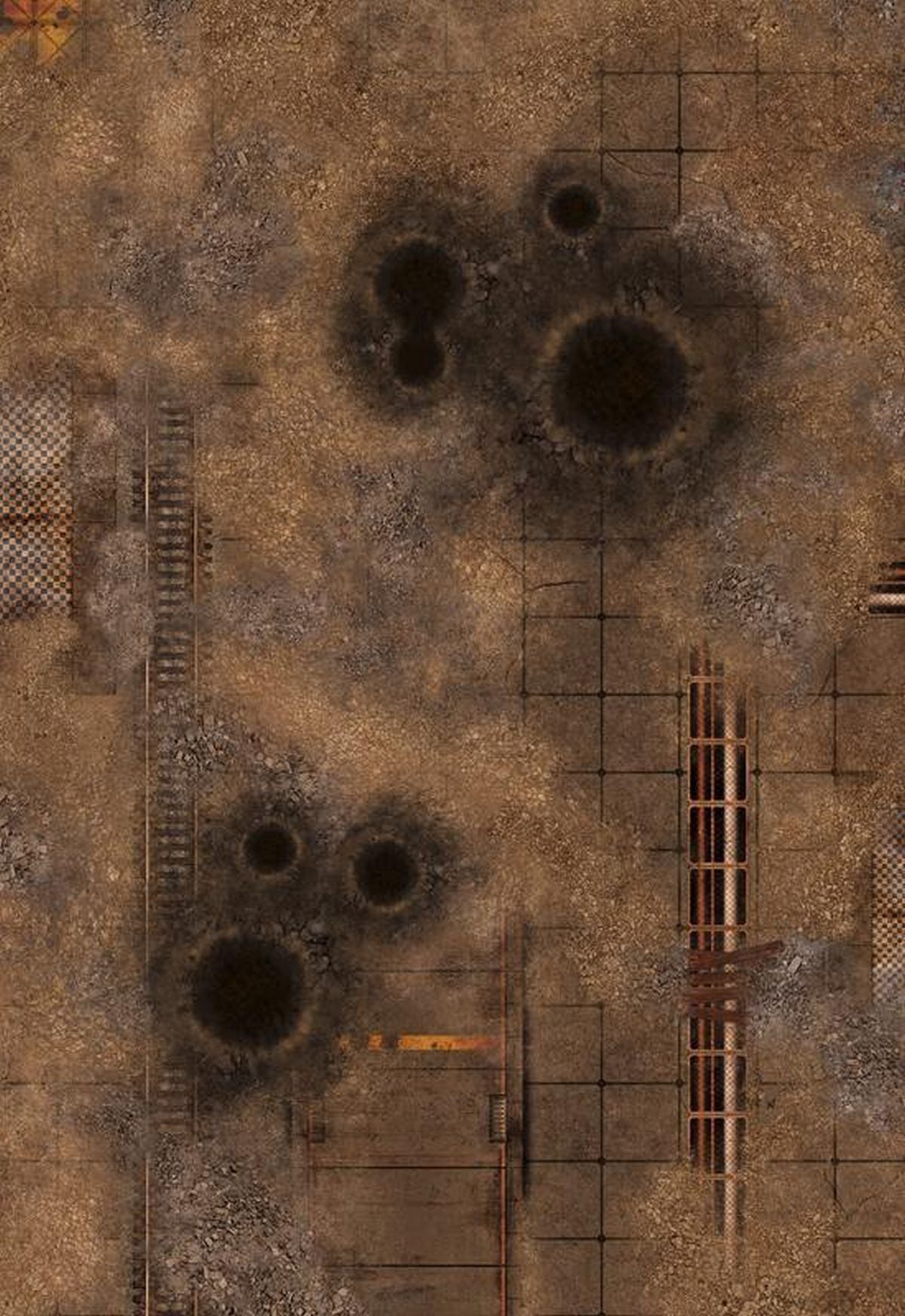 44"x30" Fallout Zone with Carry Bag