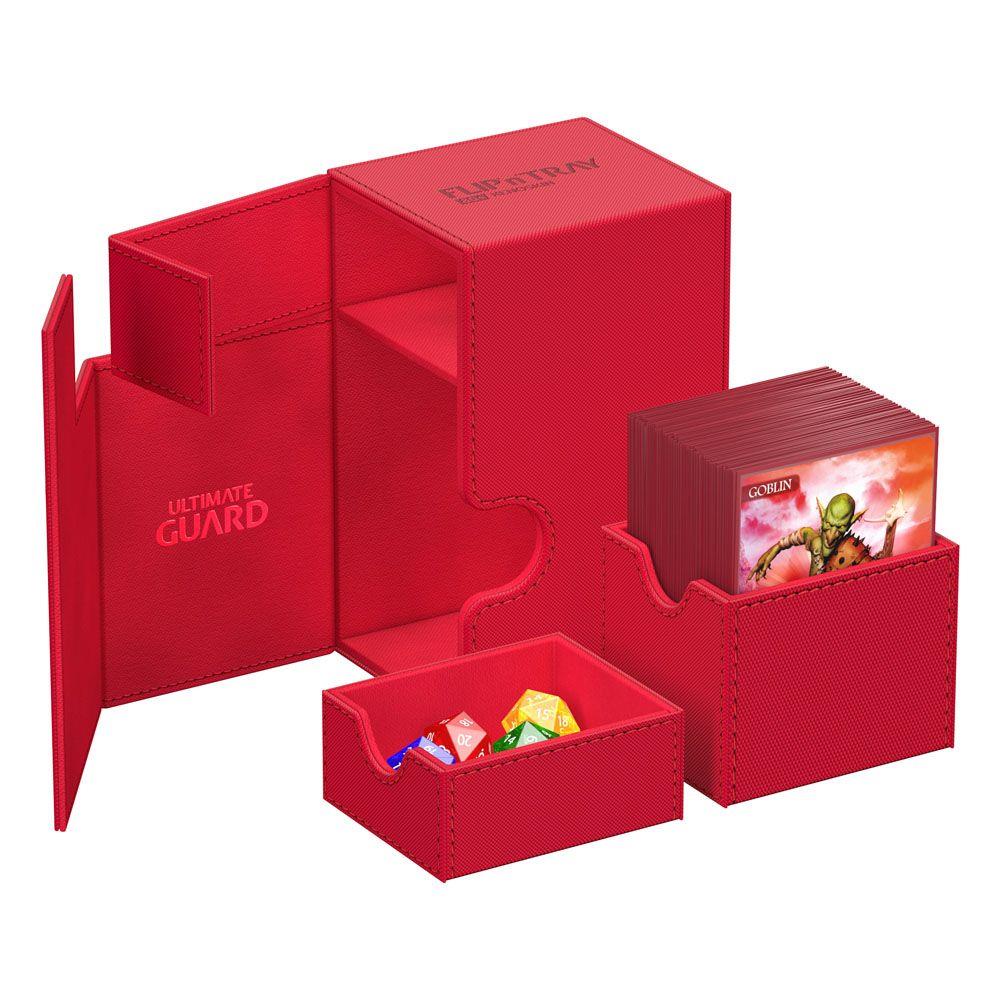 Ultimate Guard – Flip'n'Tray 80+ Xenoskin Monocolor Red