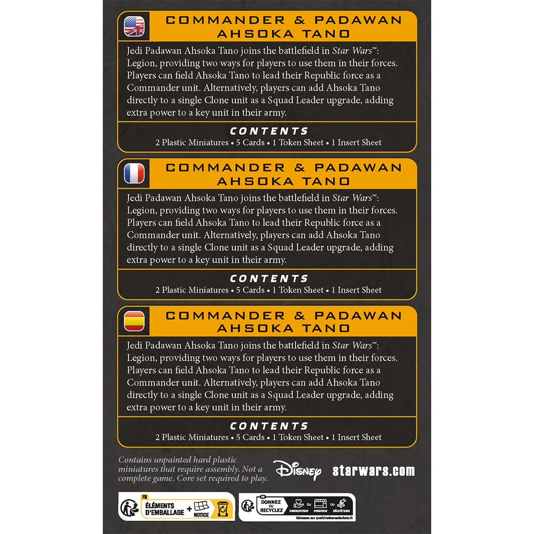 Star Wars: Legion – Commander & Padawan Ahsoka Tano