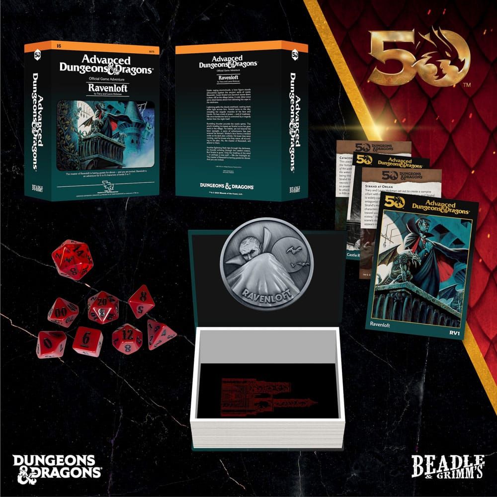 D&D - Classic Module Würfel Set - Ravenloft (7)