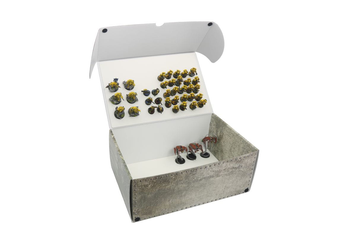 Full-size Mega Box mit zwei Magnetplatten für magnetisierte Miniaturen