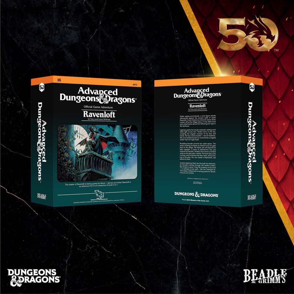 D&D - Classic Module Würfel Set - Ravenloft (7)