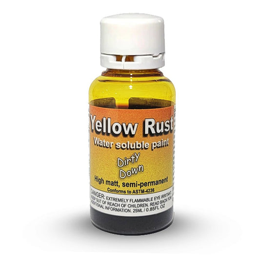 Dirty Down – Gelbe Rost-Effektfarbe – 25 ml