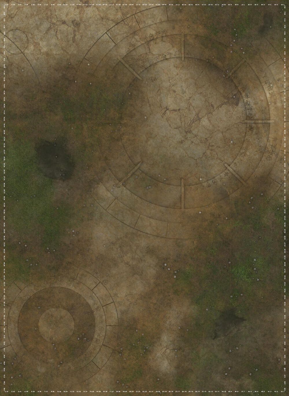 GameMat EU – Measures Lost World – Spielmatte (112 × 152 cm) mit Tragetasche