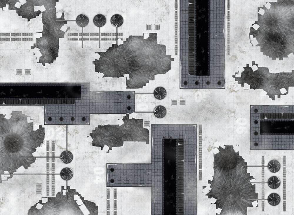 44"x60" Snowy Imperial Refinery with Carry Bag