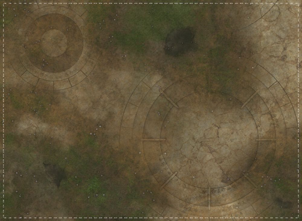 GameMat EU – Measures Lost World – Spielmatte (112 × 152 cm) mit Tragetasche