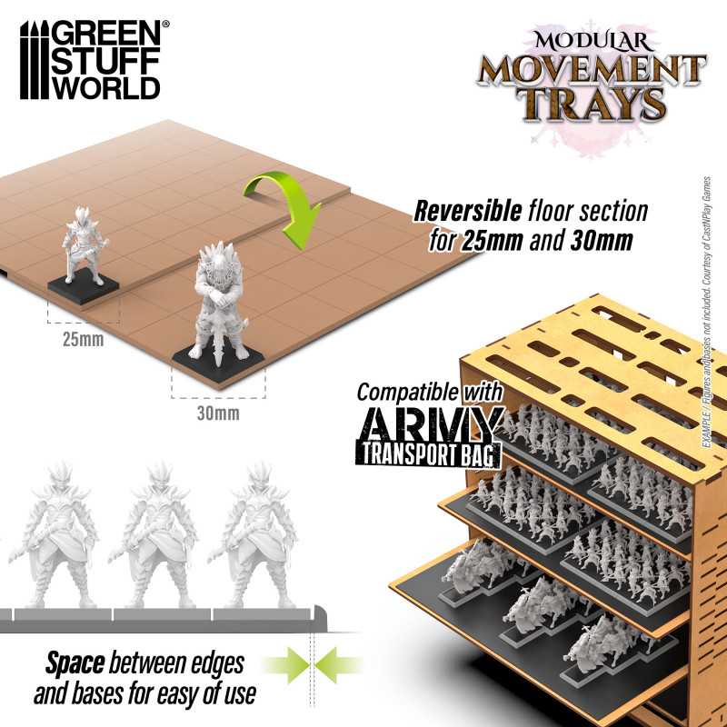 Green Stuff World – Modulare Regimentsbases – 25 mm und 30 mm