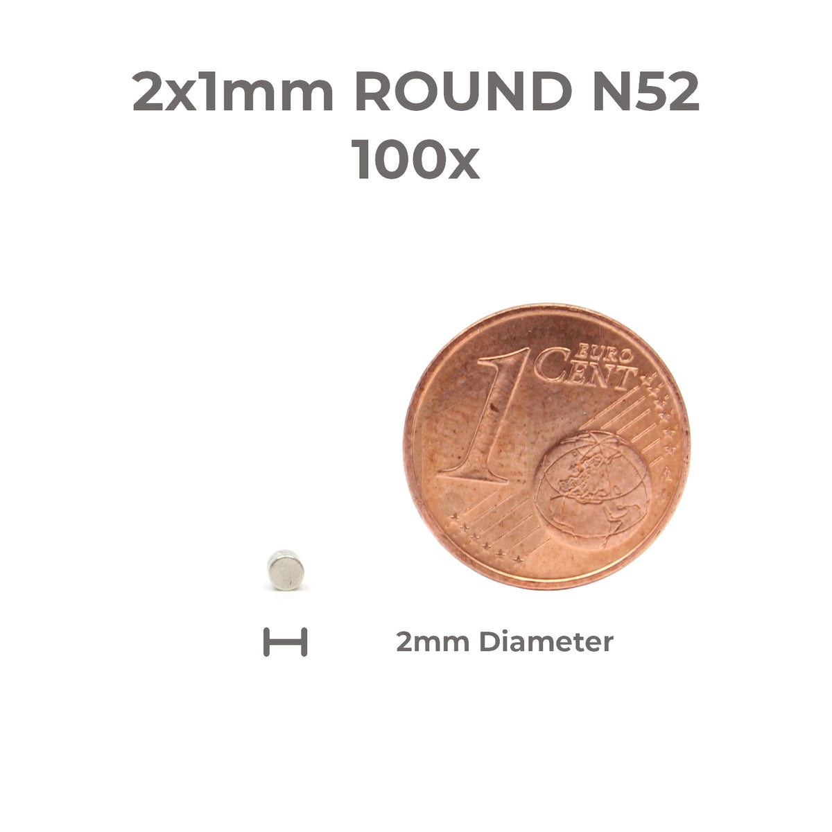 NEODYMIUM MAGNETS [2x1mm] - round