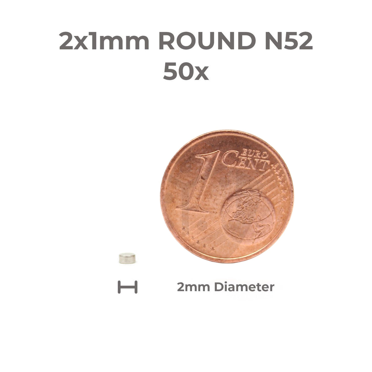NEODYMIUM MAGNETS [2x1mm] - round
