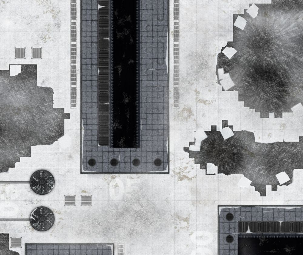 44"x60" Snowy Imperial Refinery with Carry Bag