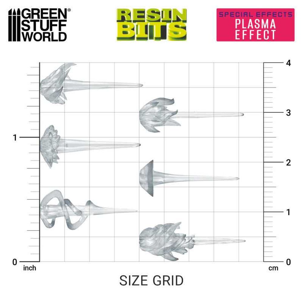 Green Stuff World – Plasmaeffekte – Transparent, 1:48, 24 Stück