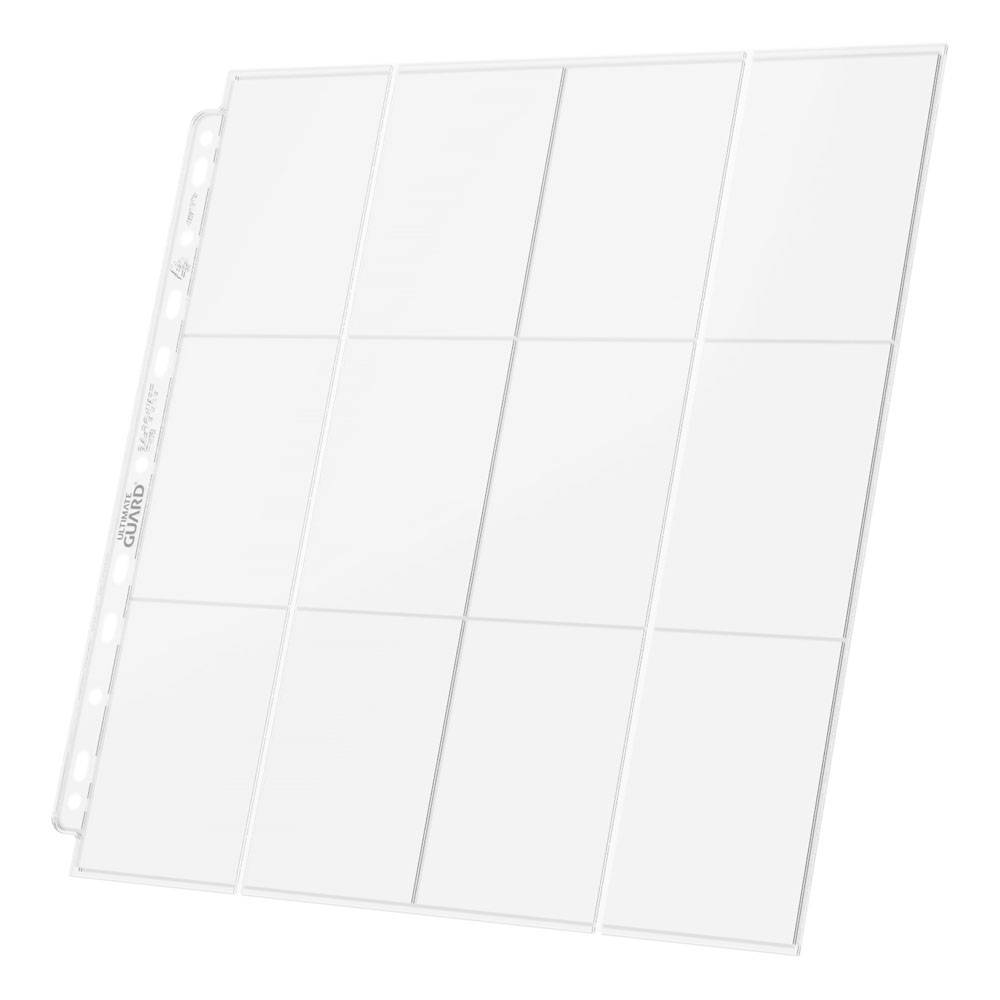 Ultimate Guard – 24-Pocket QuadRow Pages Side-Loading Transparent – 10 Stück