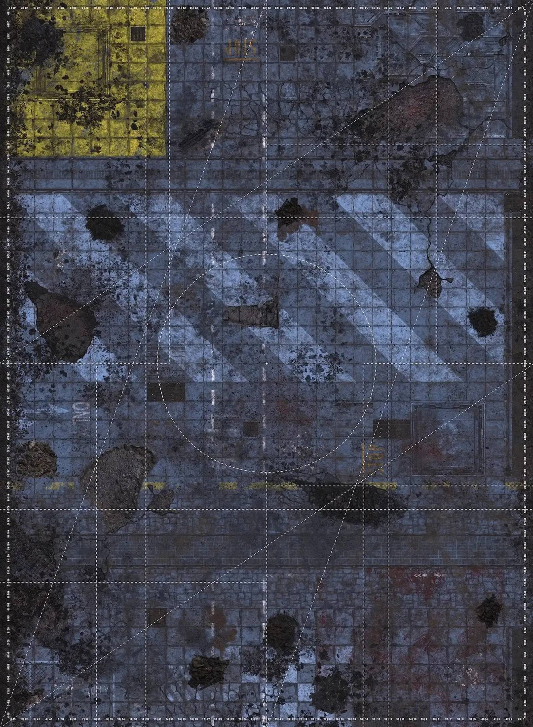 44"x60" Double G-Mat: Nexus Cyberpunk and Mars with Carrying Bag