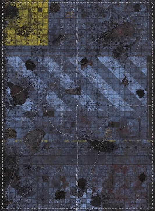 44"x60" Double G-Mat: Nexus Cyberpunk and Mars with Carrying Bag