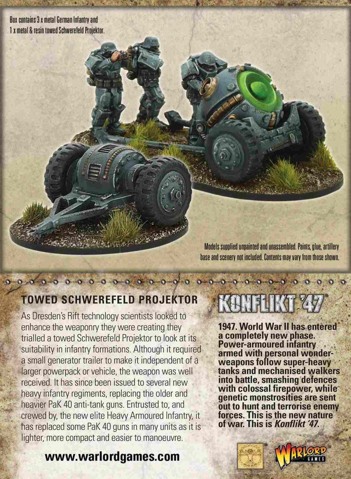 German Towed Gravity Projector
