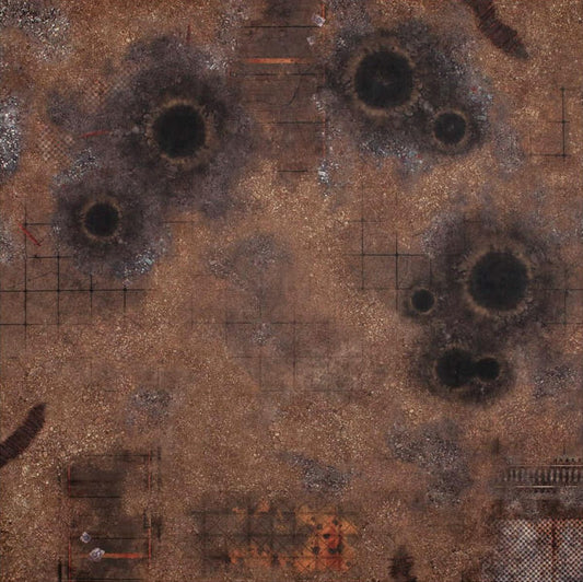 GameMat EU – G-Mat Fallout Zone – Spielmatte (122 × 122 cm) mit Tragetasche