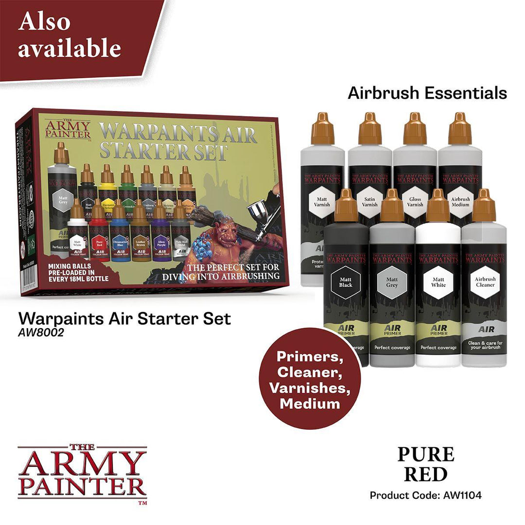 The Army Painter – Warpaints Air Pure Red – 18 ml