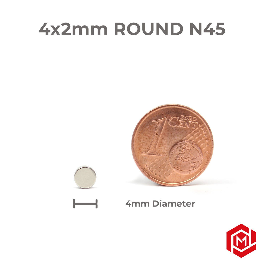 NEODYMIUM MAGNETS [4x2mm] - round