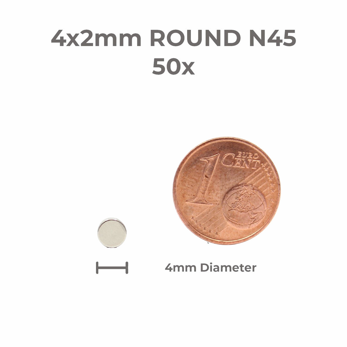 NEODYMIUM MAGNETS [4x2mm] - round