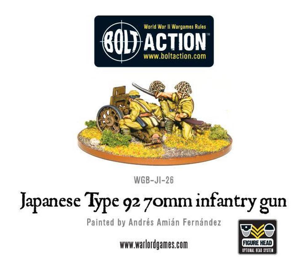 Japanische Infanteriekanone Typ 92 im Kaliber 70 mm